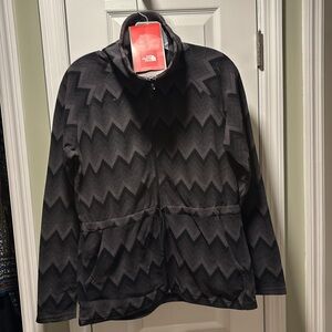 The North Face Women's Harper Full Zip Fleece Chevron NWT M